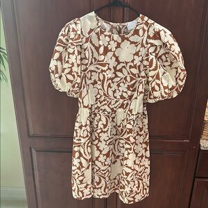 Floral Puff Sleeve Dress